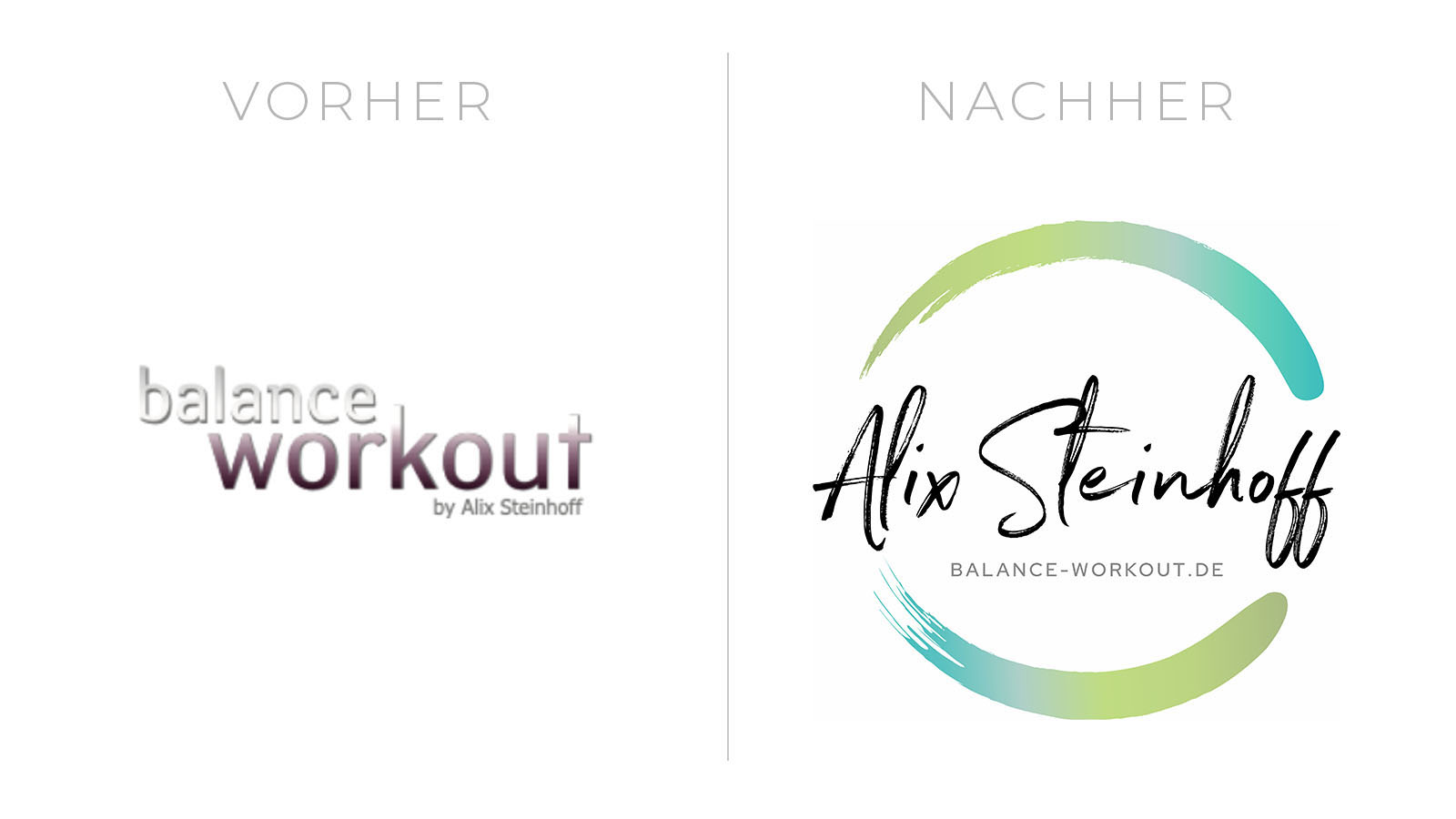 Logo-Vergleich: Vorher-Nachher